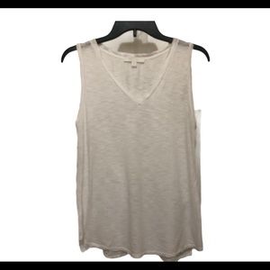 2/$16 ANTHROPOLOGIE eri + ali white  tank top XS